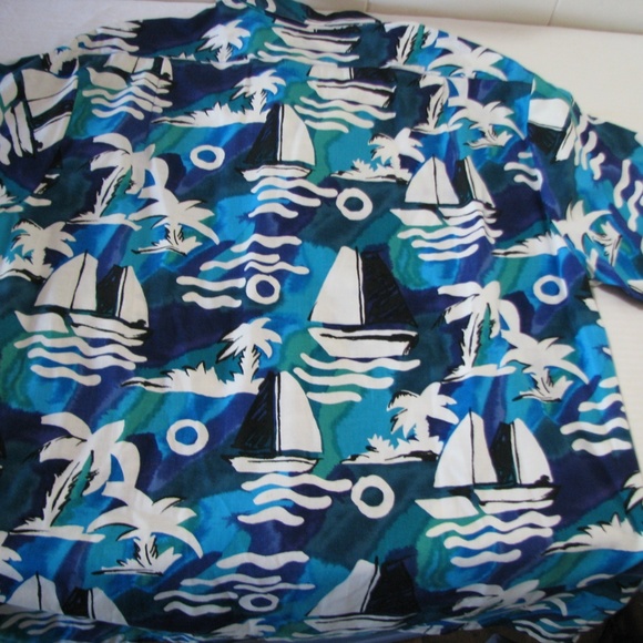 Vintage Angelica Hawaiian Shirt Made in USA - Picture 4 of 4